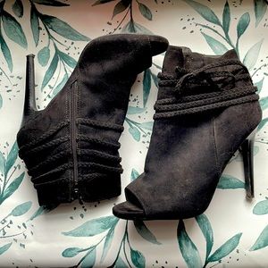 JustFab Suede Booties